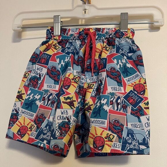 Spider-Man Swim Trunks - Picture 1 of 3